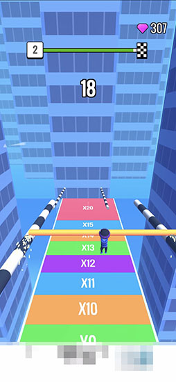 画像ギャラリー No.010のサムネイル画像 / 棒を伸ばしながらゴールを目指そう。スマホ向けアクションゲーム「レール・ラン」を紹介する「(ほぼ)日刊スマホゲーム通信」第2483回