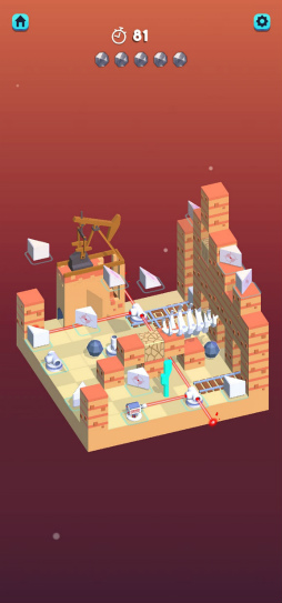 画像ギャラリー No.010のサムネイル画像 / 光線を屈折・分散で誘導。スマホ向けパズル「Laser Quest!」を紹介する「(ほぼ)日刊スマホゲーム通信」第2487回