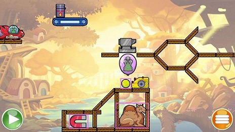 画像ギャラリー No.003のサムネイル画像 / PS4/Switch向けDLソフト「コントラプションズ つくってあそべるカラクリそうち」の配信がスタート。物理演算要素を持った知育パズルゲーム