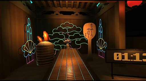 画像ギャラリー No.002のサムネイル画像 / VRアクション「No Sushi, No Life」が本日リリース。押し寄せる大量の寿司をひとつ残らず喰らい尽くせ!