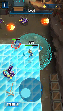 画像ギャラリー No.006のサムネイル画像 / スマホ向け「コスモプレイヤーZ」が2月13日に配信。無料で遊べるアクションシューティング