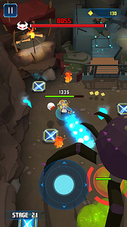 画像ギャラリー No.006のサムネイル画像 / スマホ向けシューティング「コスモプレイヤーZ」,iOS版の配信開始