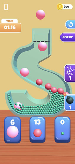 画像ギャラリー No.010のサムネイル画像 / すべてのボールを瓶に収めよう。パズルゲーム「Fit and Squeeze」を紹介する「(ほぼ)日刊スマホゲーム通信」第2494回