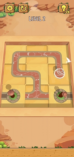 画像ギャラリー No.003のサムネイル画像 / “水利”(推理)ゲーム「Water Connect Puzzle」を紹介する「(ほぼ)日刊スマホゲーム通信」第2496回