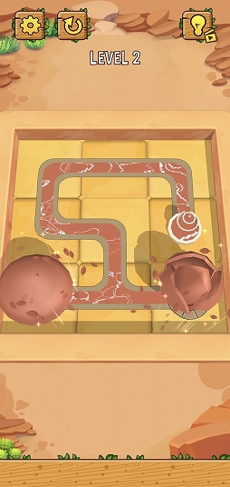 画像ギャラリー No.004のサムネイル画像 / “水利”(推理)ゲーム「Water Connect Puzzle」を紹介する「(ほぼ)日刊スマホゲーム通信」第2496回