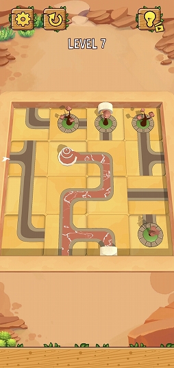 画像ギャラリー No.005のサムネイル画像 / “水利”(推理)ゲーム「Water Connect Puzzle」を紹介する「(ほぼ)日刊スマホゲーム通信」第2496回