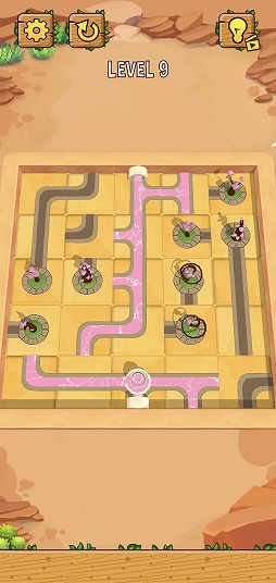 画像ギャラリー No.006のサムネイル画像 / “水利”(推理)ゲーム「Water Connect Puzzle」を紹介する「(ほぼ)日刊スマホゲーム通信」第2496回