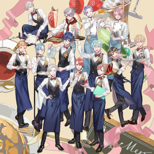 Starry☆Sky スタスカ アニメイトカフェ ブロマイド Starry☆Sky × animate cafe