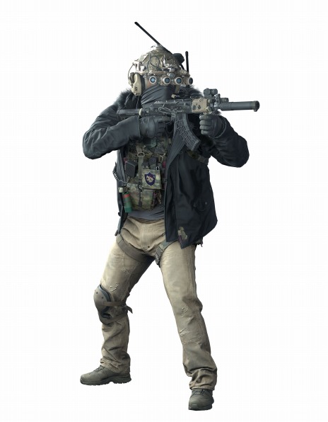 バイオハザード8 ハウンドウルフ隊 アンバーアイズ フィギュア 1/18