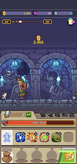 画像ギャラリー No.004のサムネイル画像 / 骨だけの勇者をグロテスクにドレスアップ。「Hybrid Warrior」を紹介する「(ほぼ)日刊スマホゲーム通信」第2505回