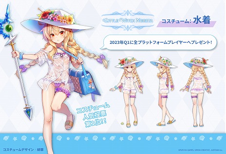 Little Witch Nobeta -リトルウィッチノベタ-」,コスチューム人気投票