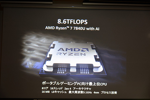 画像ギャラリー No.006のサムネイル画像 / 重さ約580gの携帯型ゲームPC「ONEXFLY」が2023年秋に国内発売。Ryzen 7 7840U搭載で性能面では「ROG ALLY」を上回るか