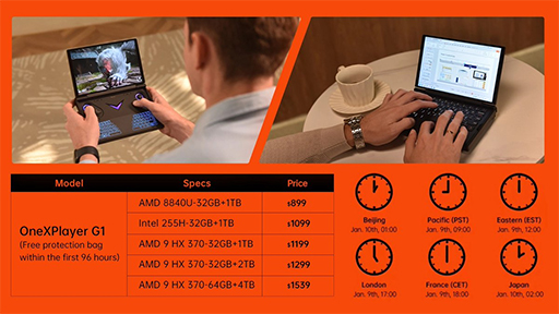 ���������꡼ No.004�Υ���ͥ������ / ��æ�������ܡ��ɤ���ܤ������ӷ�������PC��OneXPlayer G1�פΥ��饦�ɥե���ǥ��󥰤�1��10���˥�������