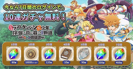 画像ギャラリー No.006のサムネイル画像 / アプリ「たとえばラストダンジョン前の村の少年が序盤の街で暮らすような物語」本日リリース。記念ログインボーナスの開催も