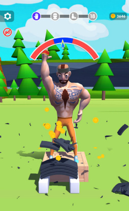 画像ギャラリー No.002のサムネイル画像 / 気合いで瓦割り。スマホ向けアクション「Break The Sun」を紹介する「(ほぼ)日刊スマホゲーム通信」第2509回