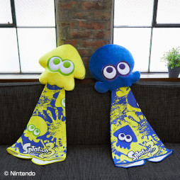 画像ギャラリー No.003のサムネイル画像 / 「スプラトゥーン3」の一番くじが9月3日に登場。同作の世界観を取り入れた実用雑貨が景品で,A賞は“イカ・タコ ブランケットインクッション”