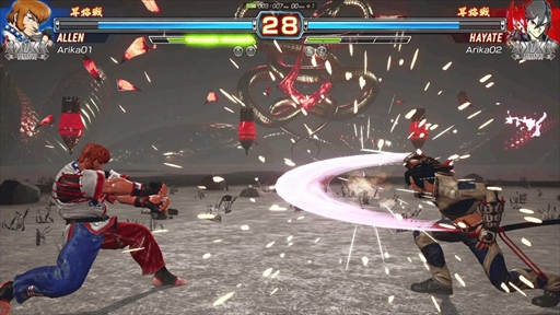 画像ギャラリー No.003のサムネイル画像 / 「FIGHTING EX LAYER ANOTHER DASH」,遅延を感じにくいネットコードに変更するアップデートが実施に