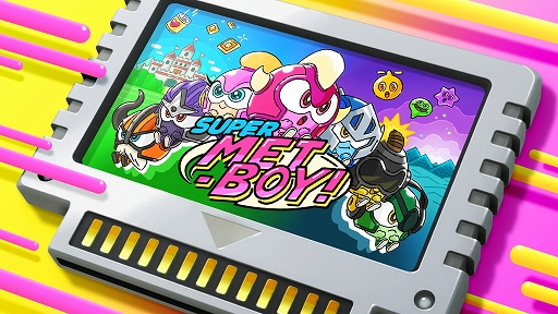 Switch用ソフト スーパーメットボーイ が3月4日に配信 最大4人でオンライン協力プレイと対戦バトルも楽しめるカジュアルアクション