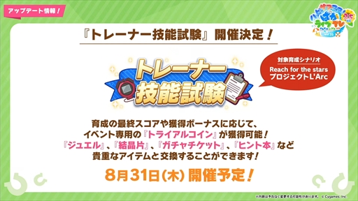 画像ギャラリー No.004のサムネイル画像 / 新育成ウマ娘にナリタトップロードが登場。「ウマ娘 プリティーダービー」ぱかライブTV Vol.32 2.5周年記念 ハッピーサマーフェス!まとめ