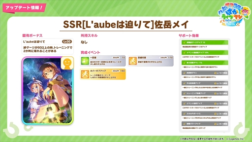 画像ギャラリー No.040のサムネイル画像 / 新育成ウマ娘にナリタトップロードが登場。「ウマ娘 プリティーダービー」ぱかライブTV Vol.32 2.5周年記念 ハッピーサマーフェス!まとめ