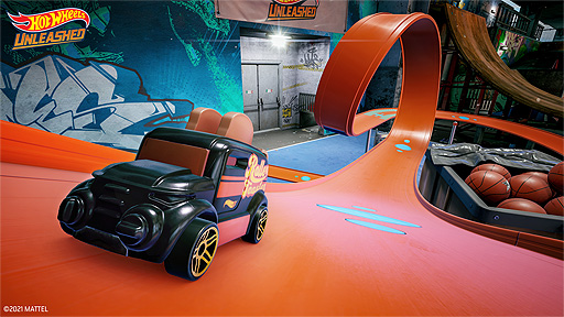 画像集#004のサムネイル/「Hot Wheels Unleashed」が本日リリース。さまざまなホットウィールがオレンジのトラックを駆け抜けるレースゲーム