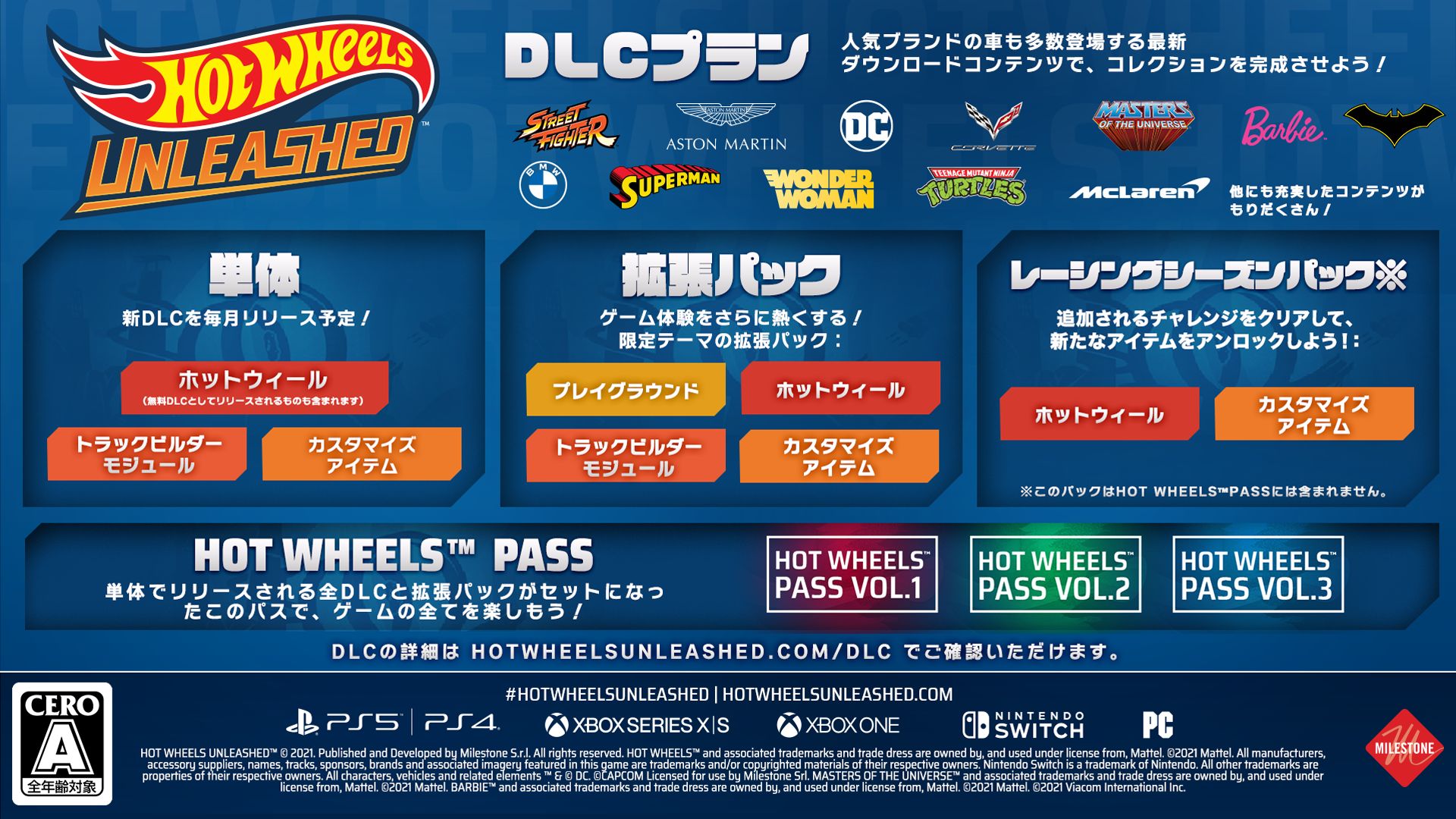 Hot Wheels Unleashed」の最新トレイラー2本が公開。リリース後に配信