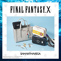 画像ギャラリー No.001のサムネイル画像 / 「FF」シリーズ×サマンサタバサ,コラボアイテムの先行予約受付を本日開始。クラウドをイメージした財布やFFXのTシャツなどをラインナップ