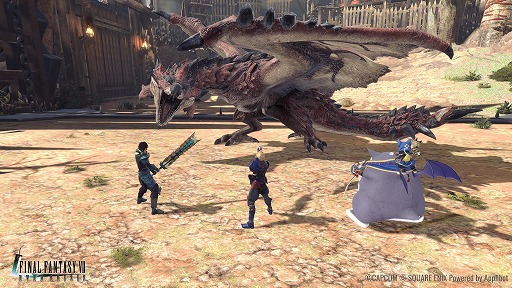 画像ギャラリー No.002のサムネイル画像 / 「FINAL FANTASY VII EVER CRISIS」×「モンスターハンター」コラボを5月31日11:00に開始。ディノバルドやジンオウガ装備が登場