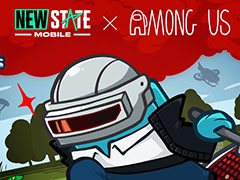 「NEW STATE MOBILE」と「Among Us」のコラボが4月21日にスタート。ミニゲームや限定アイテムを入手可能なイベントが登場