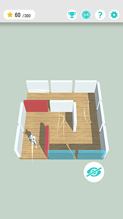 画像ギャラリー No.004のサムネイル画像 / 室内に滞留する淀んだ空気を追い出そう。パズルゲーム「超換気」を紹介する「(ほぼ)日刊スマホゲーム通信」第2528回