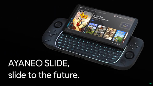 画像ギャラリー No.009のサムネイル画像 / AYANEO,Switchより軽い「AYANEO AIR」やキーボード搭載の「AYANEO SLIDE」など小型ゲームPC計3製品を発表