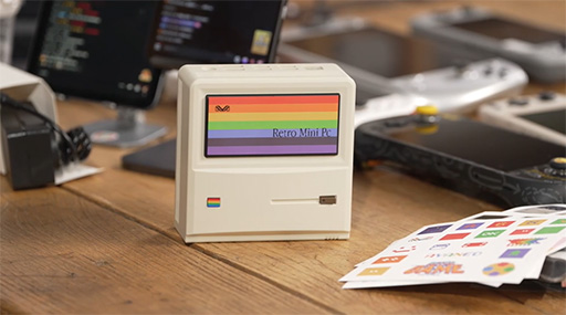 画像集 No.005のサムネイル画像 / 初代MacやNESをオマージュした小型PCをAYANEOが発表