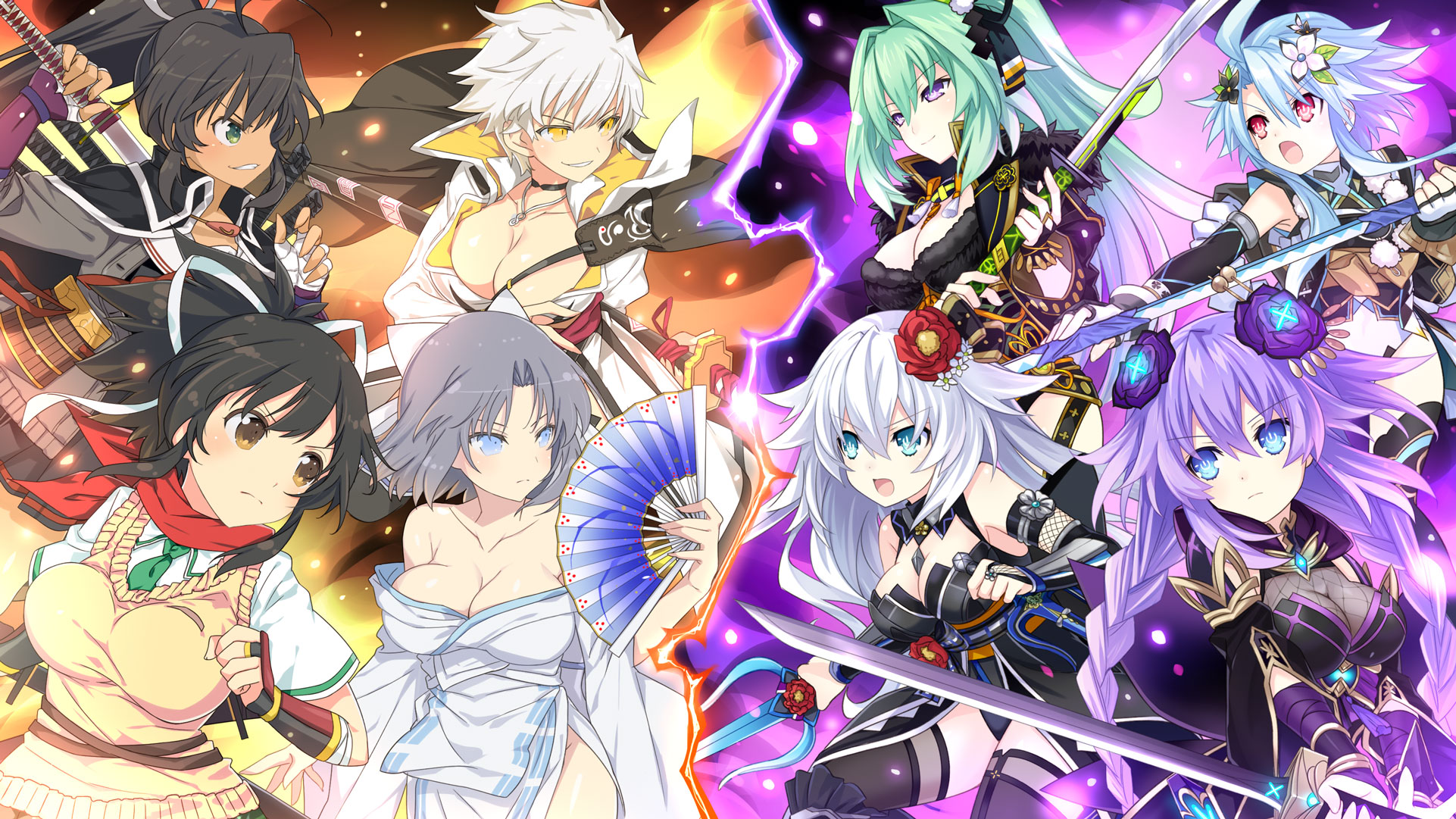 最強流派を決める超NINJA大戦が開幕! 「閃乱忍忍忍者大戦ネプテューヌ -少女達の響艶-」のゲーム内容をまとめて紹介
