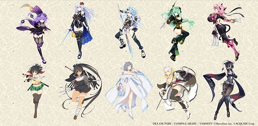 画像ギャラリー No.001のサムネイル画像 / 「閃乱忍忍忍者大戦ネプテューヌ」,抽選はがきキャンペーン景品に等身大パネルが追加