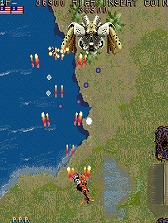 画像ギャラリー No.001のサムネイル画像 / PS4/Switch版「アーケードアーカイブス サンダードラゴン」が3月11日に配信。4種類のショットとボムを活用して戦うシューティングゲーム