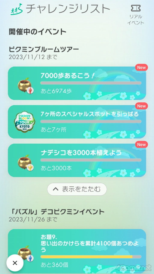 画像ギャラリー No.004のサムネイル画像 / 動物園や発電所がスペシャルスポットに! 京都の名所にいるピクミンたちに出会えた「Pikmin Bloom Tour 2023 : 京都」体験レポート