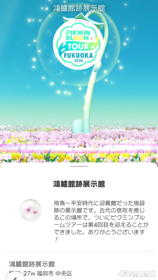 画像ギャラリー No.021のサムネイル画像 / 桜がほころぶ福岡市をピクミンと探索! 「Pikmin Bloom Tour 2024:福岡」体験レポート&運営陣インタビュー