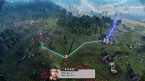 画像ギャラリー No.011のサムネイル画像 / 「信長の野望・新生」,“行軍”や“合戦”の情報を公開。自ら考え行動する家臣と共に敵拠点の攻略,合戦での勝利を目指す