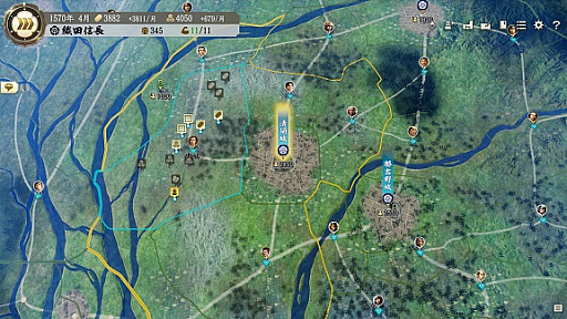 画像ギャラリー No.008のサムネイル画像 / 「信長の野望・新生」,“政略”の詳細情報を公開。新たな領国経営システムを駆使して,拠点の発展や勢力の拡大を目指す