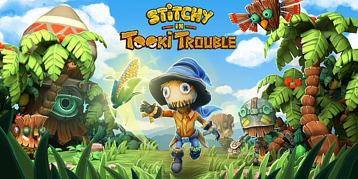 画像ギャラリー No.001のサムネイル画像 / Switch用DLソフト「Stitchy in Tooki Trouble」が4月15日に配信。直感的な操作で楽しめる横スクロールアクション