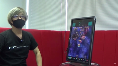 画像ギャラリー No.012のサムネイル画像 / 「ソルクレスタ」の配信番組で,待望の縦画面モードや「ムーンクレスタ」の自機を操作する謎のモードの存在が明らかに。発売延期の発表も