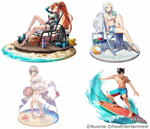 画像ギャラリー No.003のサムネイル画像 / 「フィギュアストーリー」,例のプールで撮影したPVが公開に。水着フィギュアが多数登場