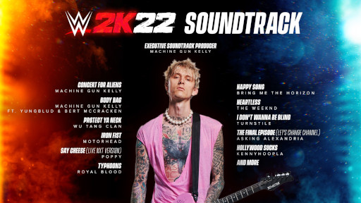 画像ギャラリー No.001のサムネイル画像 / 「WWE 2K22」がマシン・ガン・ケリーと提携