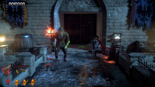 画像ギャラリー No.017のサムネイル画像 / 「THE HOUSE OF THE DEAD: Remake」レポート。各所に粗さはあるが,原作の魅力は確かに感じられる