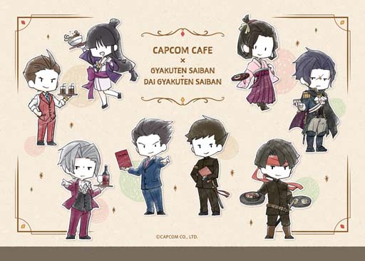 画像ギャラリー No.002のサムネイル画像 / 「逆転裁判」シリーズとカプコンカフェ イオンレイクタウン店&梅田店が12月16日からコラボ