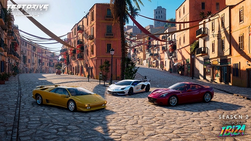 画像ギャラリー No.006のサムネイル画像 / PS5版「Test Drive Unlimited: Solar Crown」,イビサ島が舞台のシーズン2開幕。CPU難度や挙動の調整などゲームプレイの改善も実施
