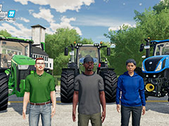 農業シム「Farming Simulator 22」はクロスプレイに対応。みんなで一緒に農場経営を楽しめる