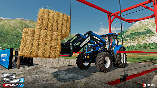 画像ギャラリー No.003のサムネイル画像 / PC「Farming Simulator 22」,新たなマルチプレイモード「Arena」と「Bale Stacking」のオープンβテスト開始。小麦を収穫して高く積み上げろ