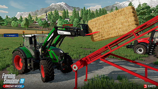 画像ギャラリー No.005のサムネイル画像 / PC「Farming Simulator 22」,新たなマルチプレイモード「Arena」と「Bale Stacking」のオープンβテスト開始。小麦を収穫して高く積み上げろ