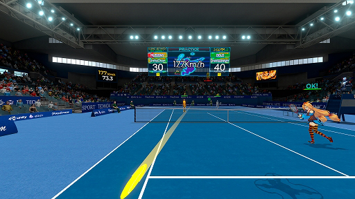 画像ギャラリー No.001のサムネイル画像 / Oculus Rift Oculus Link向けVRテニスゲーム「CYBER TENNIS」がリリース